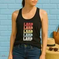 Larp Retro Distressed Larping Women's Tank Top thumb 2