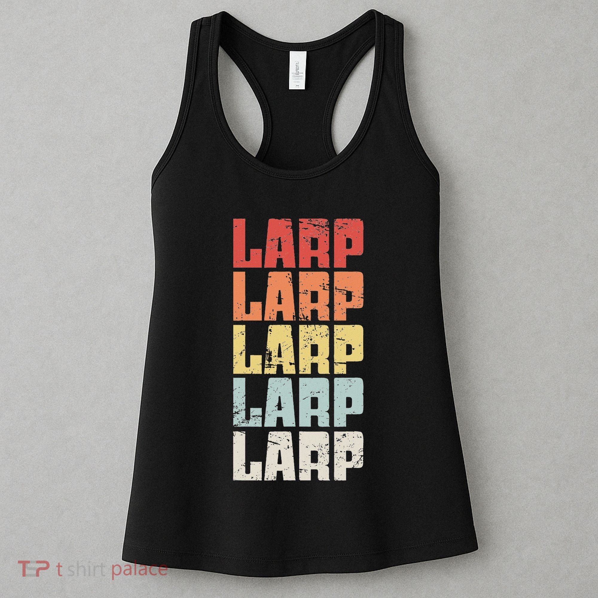 Larp Retro Distressed Larping Women's Tank Top
