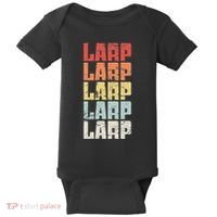 Larp Retro Distressed Larping Baby Bodysuit thumb 0