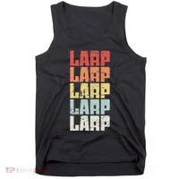 Larp Retro Distressed Larping Tank Top thumb 0