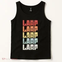 Larp Retro Distressed Larping Tank Top thumb 2