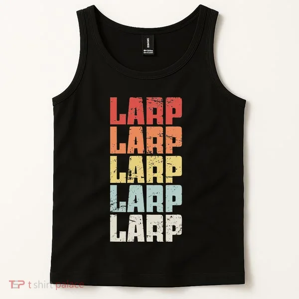 Larp Retro Distressed Larping Tank Top