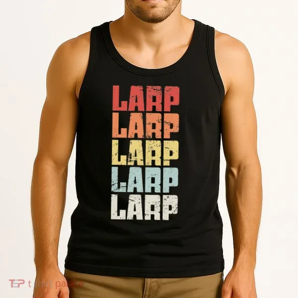 Larp Retro Distressed Larping Tank Top