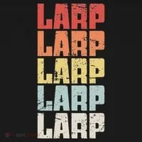 Larp Retro Distressed Larping Tank Top thumb 6