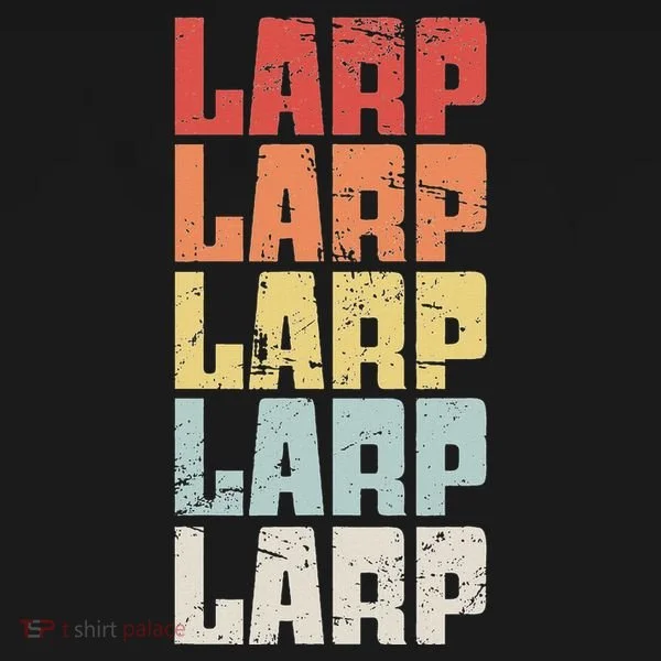 Larp Retro Distressed Larping Tank Top