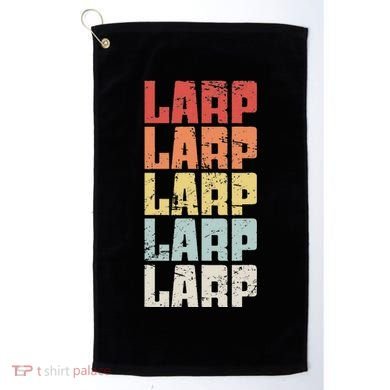 Larp Retro Distressed Larping Golf Towel