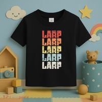 Larp Retro Distressed Larping Toddler T-Shirt thumb 3