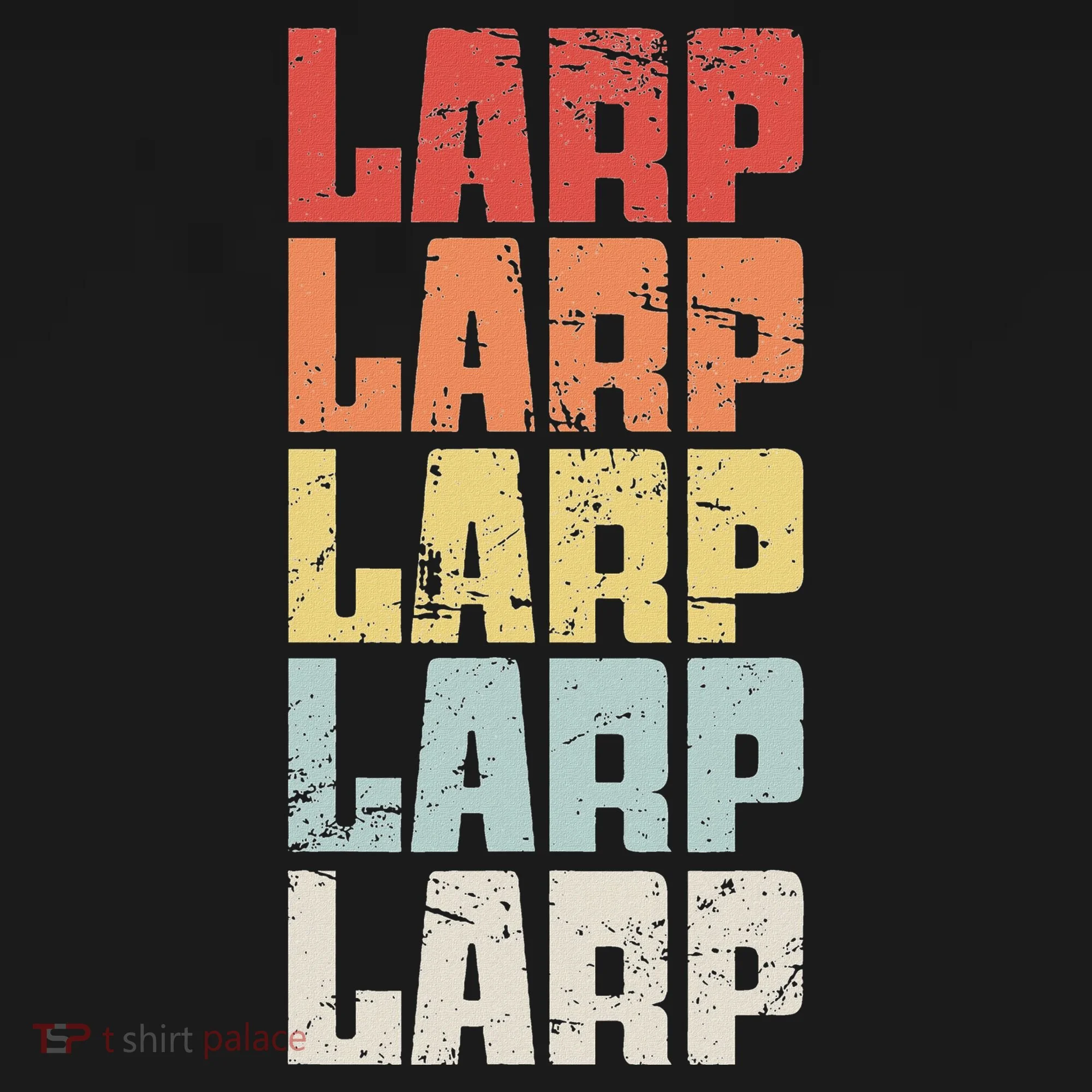Larp Retro Distressed Larping Women's T-Shirt
