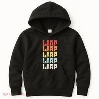 Larp Retro Distressed Larping Kids Hoodie thumb 0