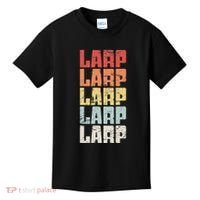 Larp Retro Distressed Larping Kids T-Shirt thumb 0
