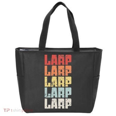 Larp Retro Distressed Larping Tote Bag