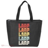 Larp Retro Distressed Larping Tote Bag thumb 0