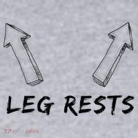 Leg Rests Dirty Humor Funny Sarcastic Offensive Gag Gift Women's Sweatshirt thumb 2