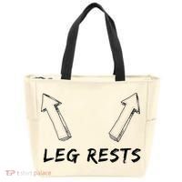 Leg Rests Dirty Humor Funny Sarcastic Offensive Gag Gift Tote Bag thumb 0