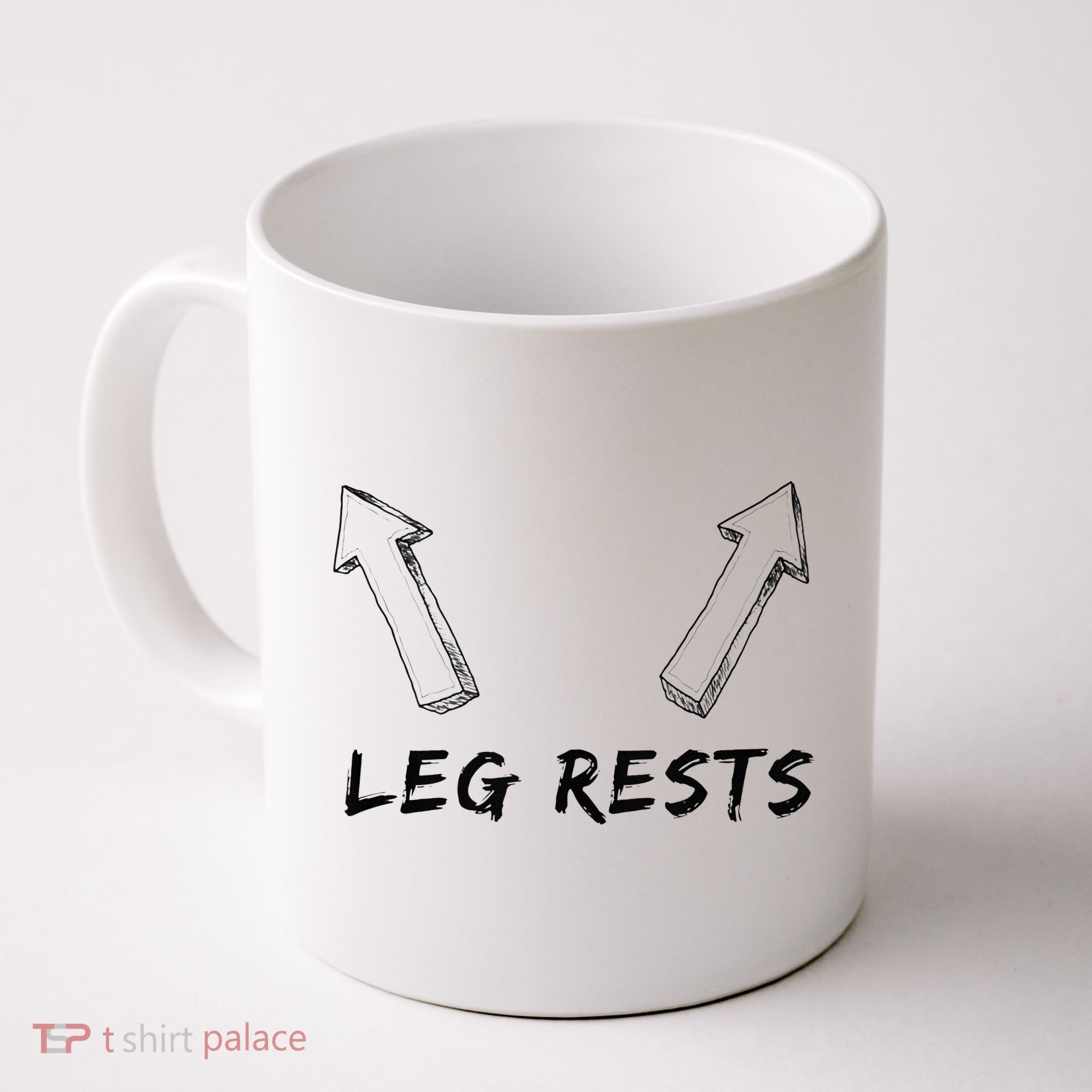 Leg Rests Dirty Humor Funny Sarcastic Offensive Gag Gift Coffee Mug