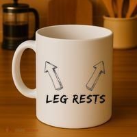 Leg Rests Dirty Humor Funny Sarcastic Offensive Gag Gift Coffee Mug thumb 4