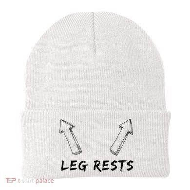 Leg Rests Dirty Humor Funny Sarcastic Offensive Gag Gift Beanie