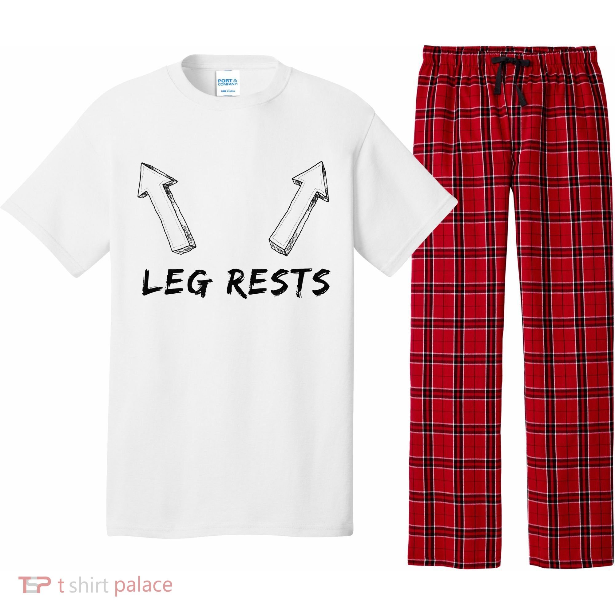 Leg Rests Dirty Humor Funny Sarcastic Offensive Gag Gift Pajama Set