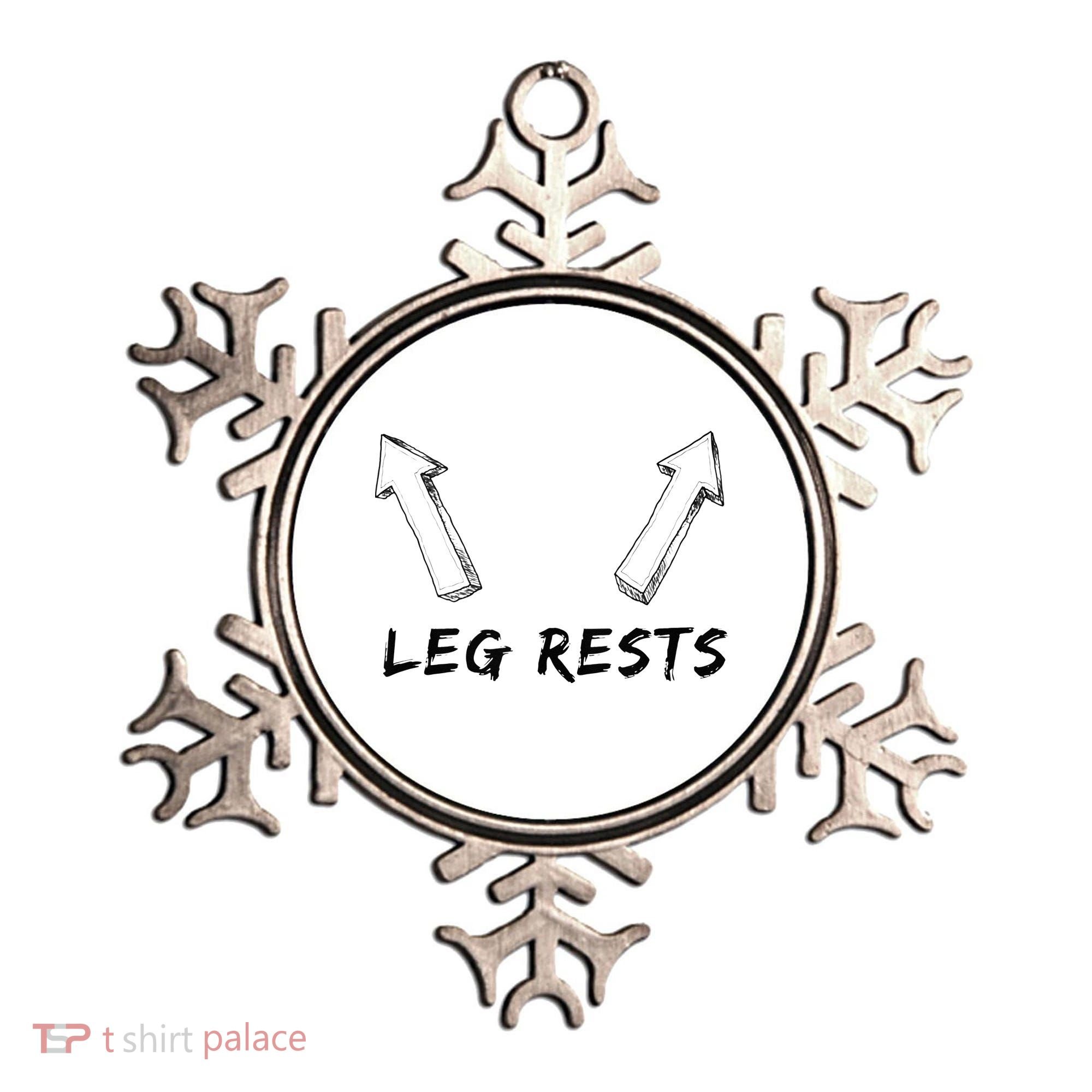 Leg Rests Dirty Humor Funny Sarcastic Offensive Gag Gift Ornament