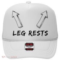 Leg Rests Dirty Humor Funny Sarcastic Offensive Gag Gift Hat thumb 0