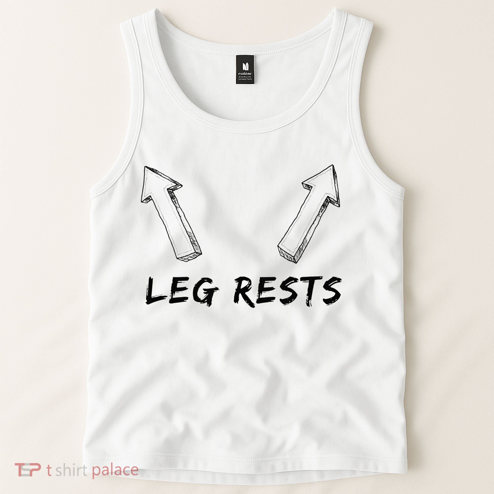 Leg Rests Dirty Humor Funny Sarcastic Offensive Gag Gift Tank Top