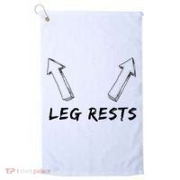 Leg Rests Dirty Humor Funny Sarcastic Offensive Gag Gift Golf Towel thumb 0
