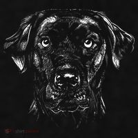 Labrador Retriever Dog Ladies PosiCharge Tri-Blend Wicking Tank thumb 2