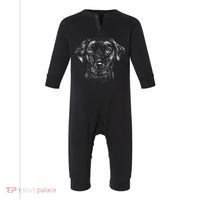 Labrador Retriever Dog Infant Fleece One Piece thumb 0