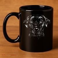 Labrador Retriever Dog 11oz C Handle Ceramic Mug thumb 4