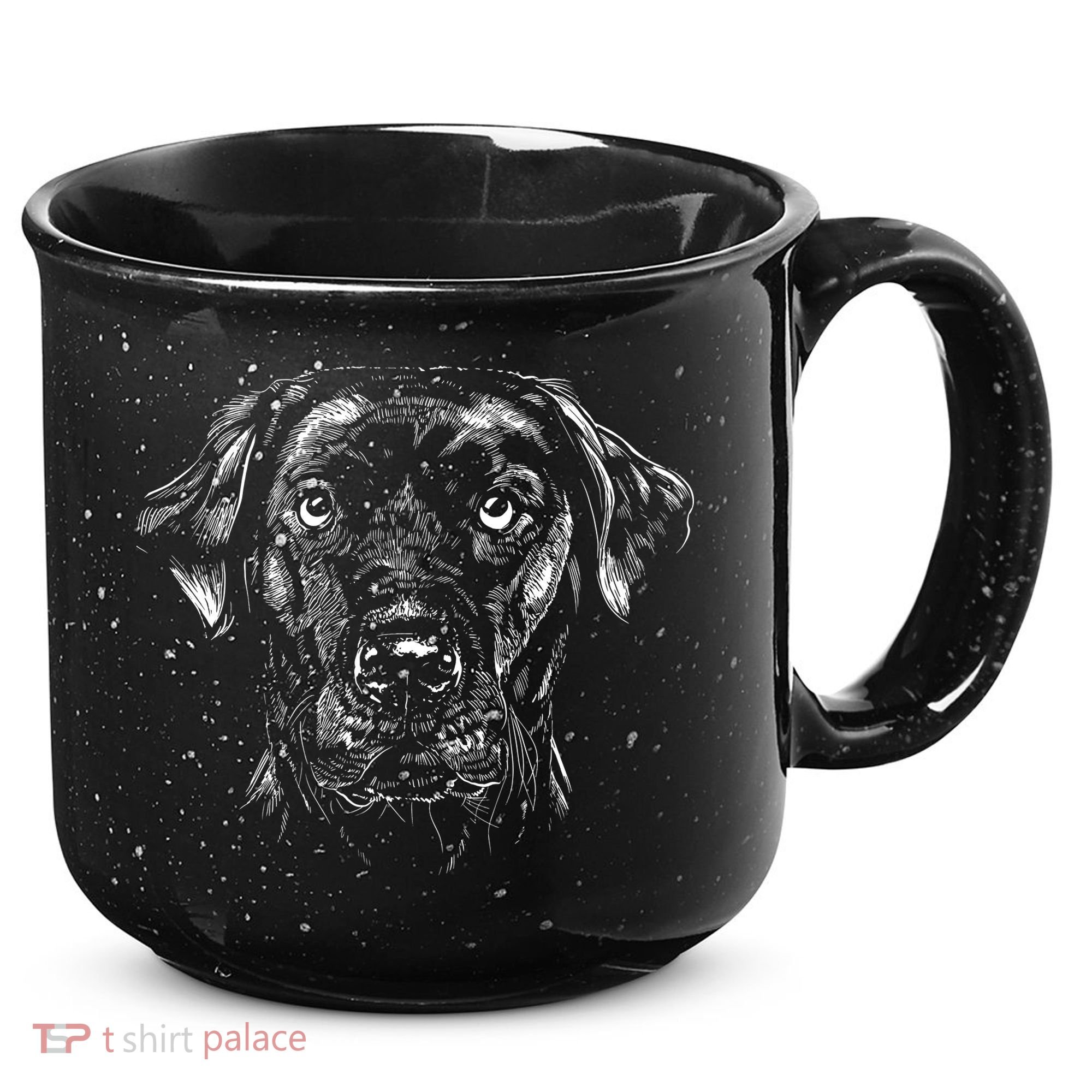Labrador Retriever Dog 15oz Campfire Ceramic Mug