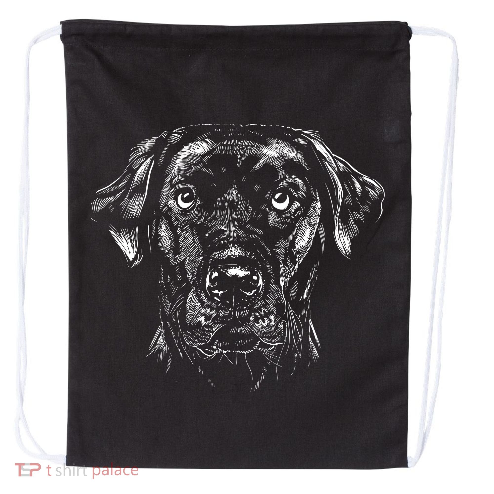 Labrador Retriever Dog Drawstring Bag