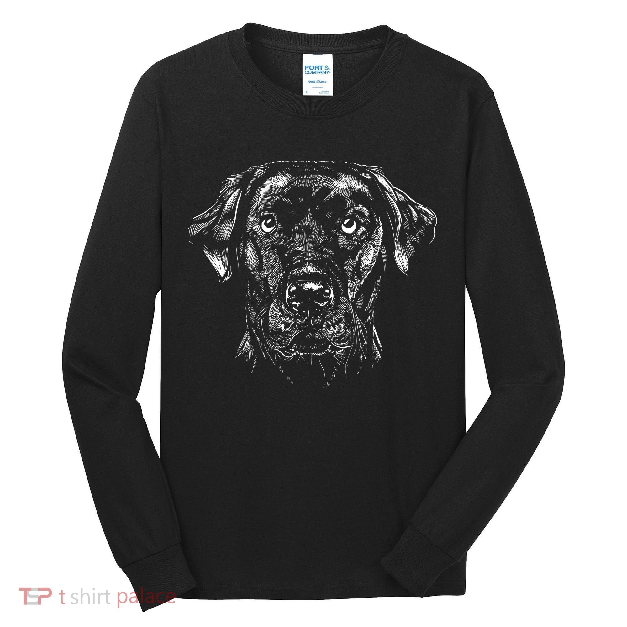 Labrador Retriever Dog Tall Long Sleeve Shirt