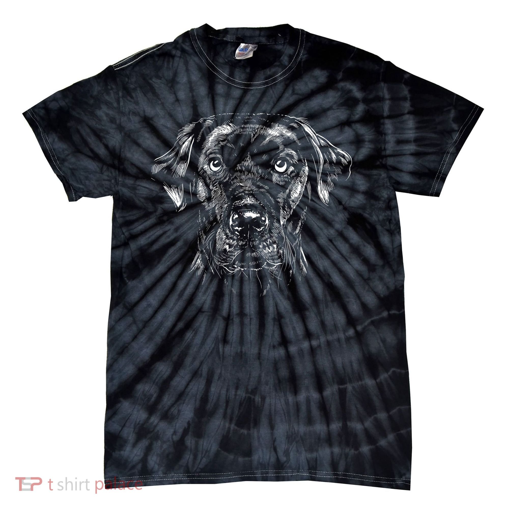 Labrador Retriever Dog Tie-Dye T-Shirt