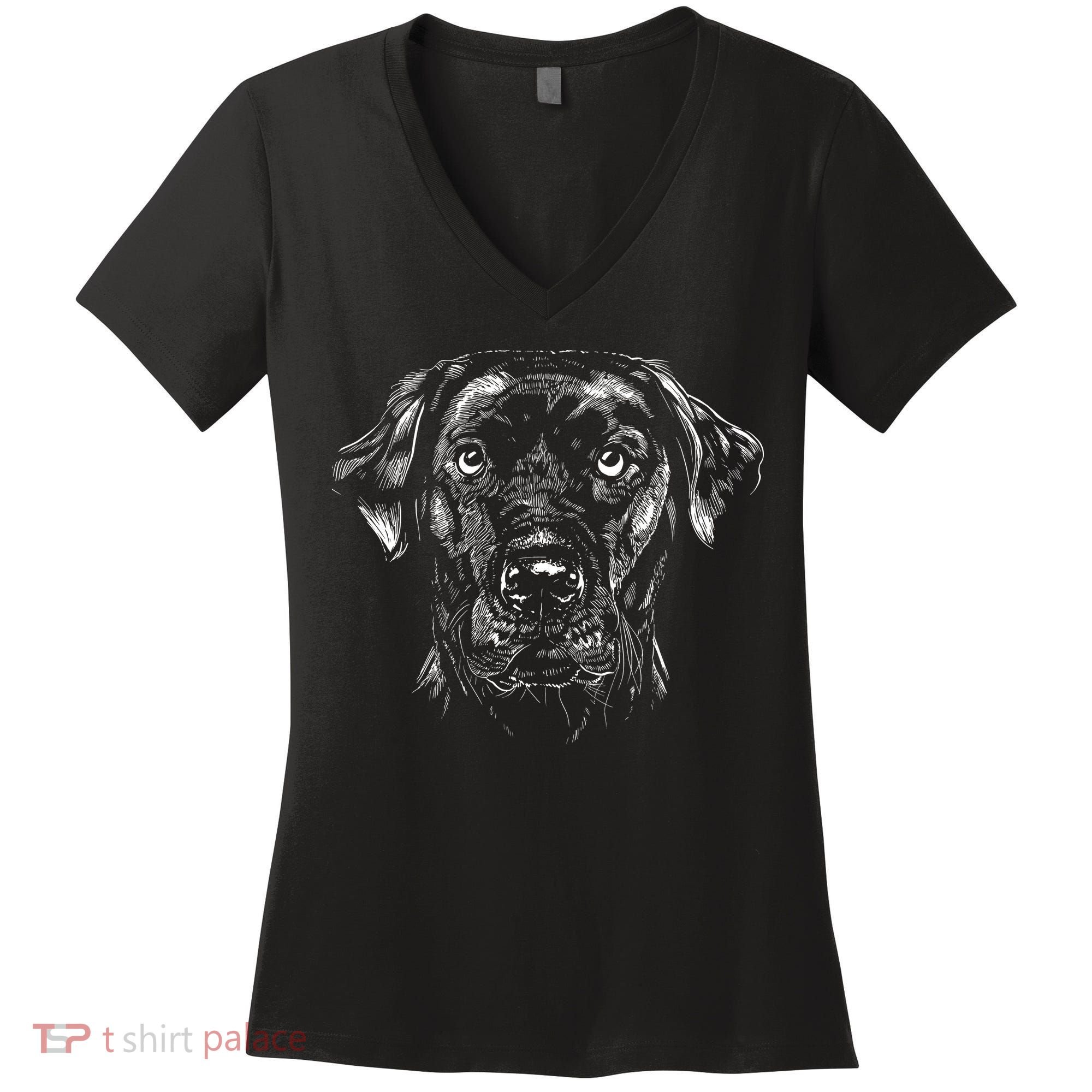 Labrador Retriever Dog Women's V-Neck T-Shirt