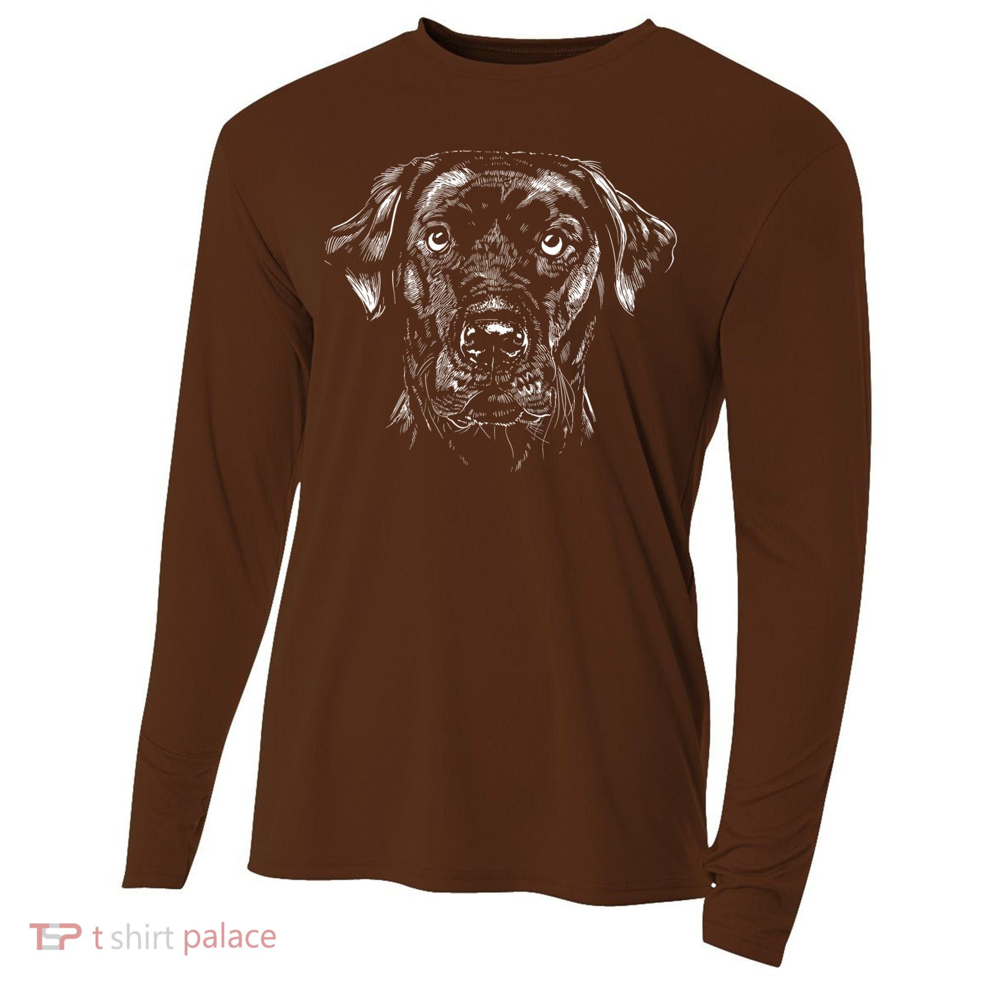 Labrador Retriever Dog Cooling Performance Long Sleeve Crew