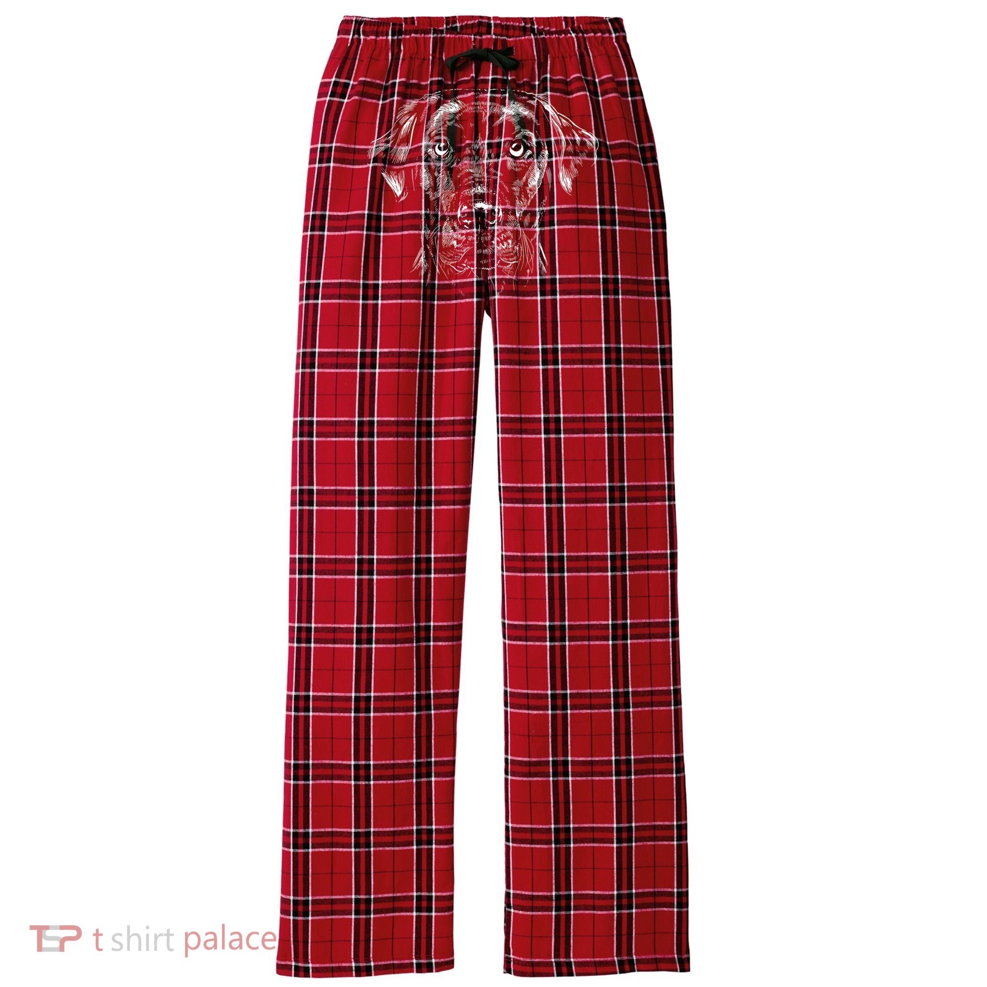 Labrador Retriever Dog Women's Flannel Plaid Pajama Pants