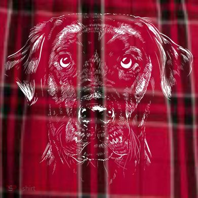 Labrador Retriever Dog Women's Flannel Plaid Pajama Pants