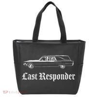 Last Responder Death Humor Funeral Hearse For The Dead Tote Bag thumb 0