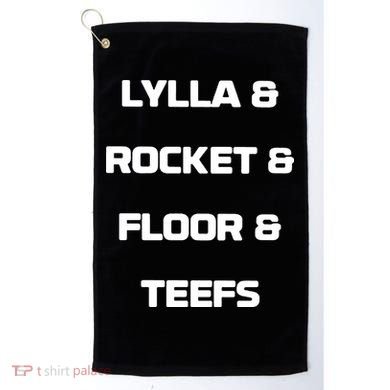 LYLLA & ROCKET & FLOOR & TEEFS Golf Towel
