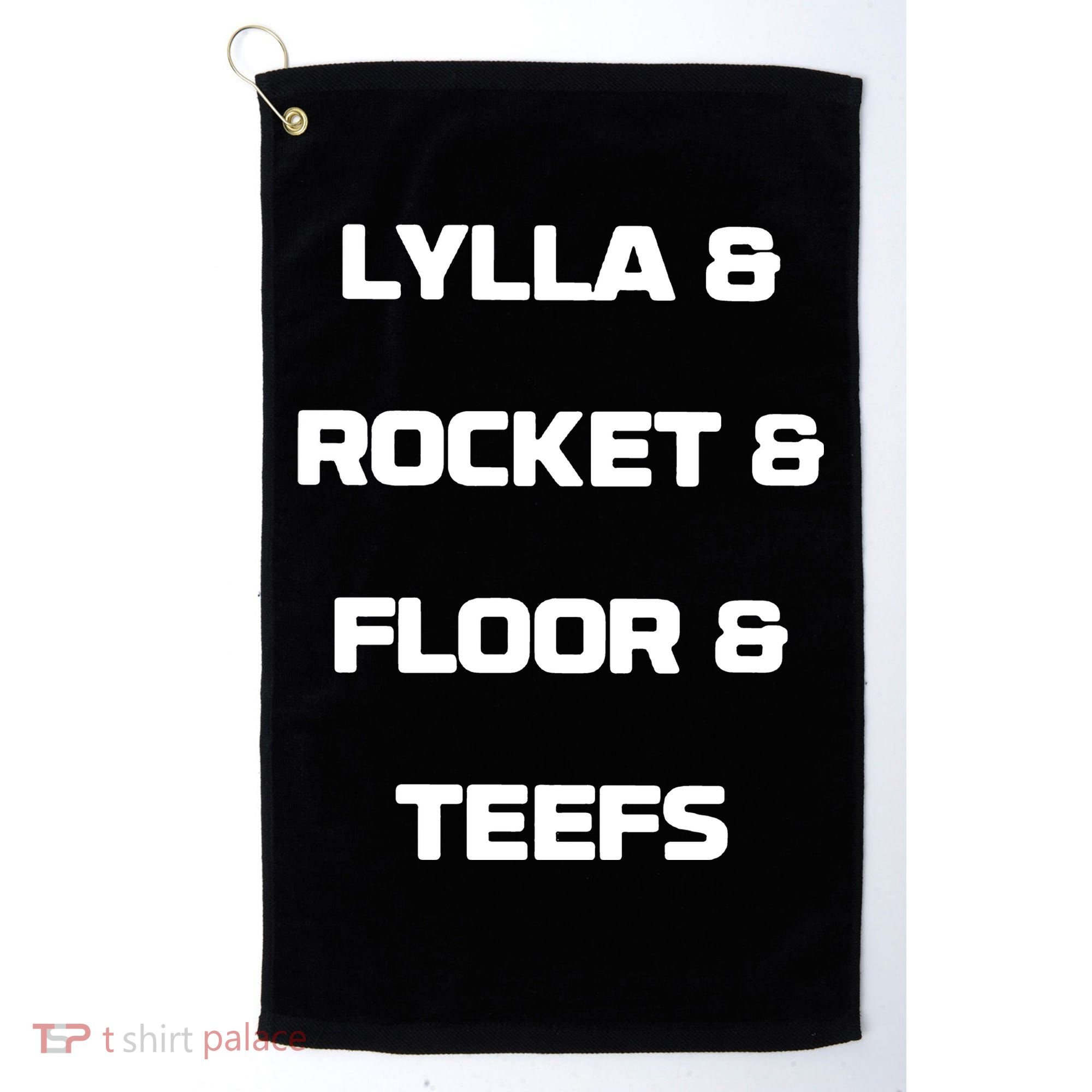 LYLLA & ROCKET & FLOOR & TEEFS Golf Towel