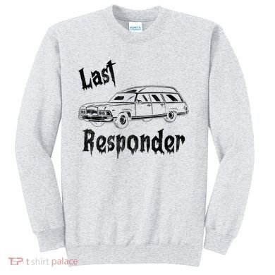 Last Responder Funny Old Classic Car Sweatshirt