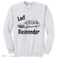 Last Responder Funny Old Classic Car Sweatshirt thumb 0