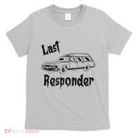 Last Responder Funny Old Classic Car T-Shirt thumb 0