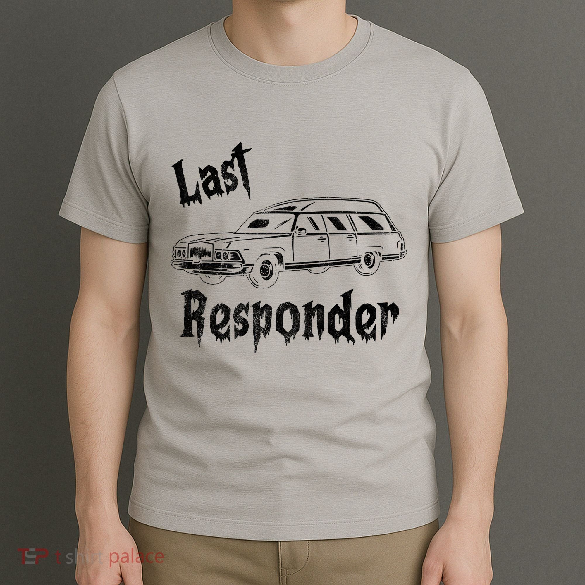 Last Responder Funny Old Classic Car T-Shirt