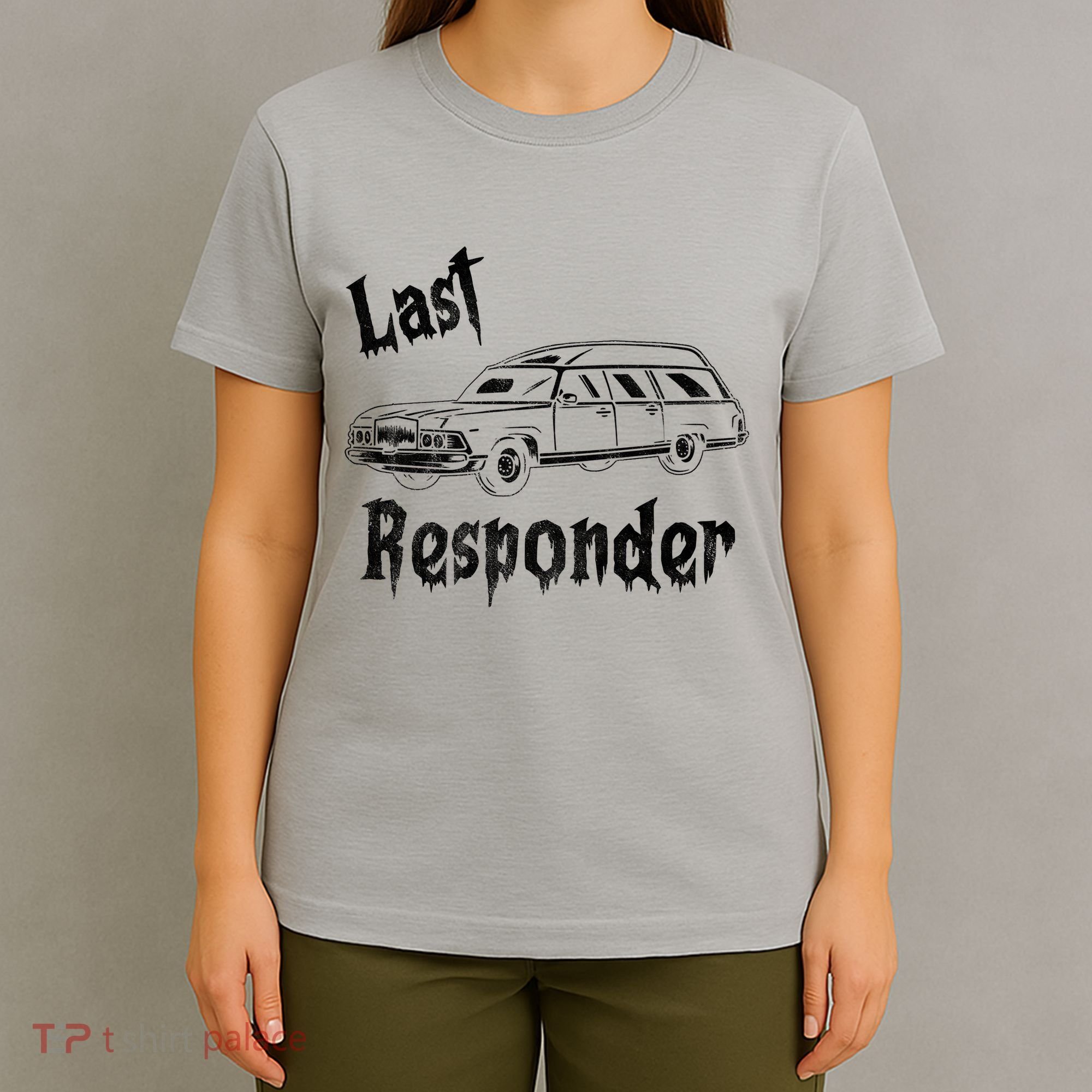 Last Responder Funny Old Classic Car T-Shirt