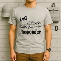 Last Responder Funny Old Classic Car T-Shirt thumb 6