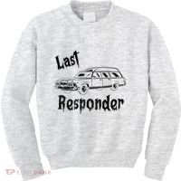 Last Responder Funny Old Classic Car Kids Sweatshirt thumb 0