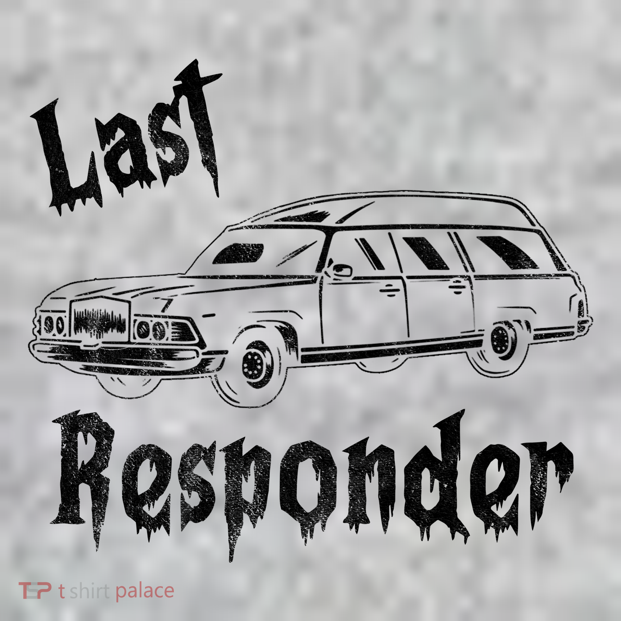Last Responder Funny Old Classic Car Kids Sweatshirt