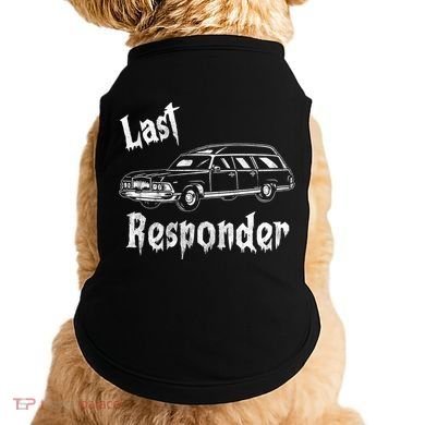 Last Responder Funny Old Classic Car Doggie Tank