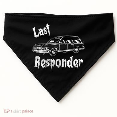 Last Responder Funny Old Classic Car USA-Made Doggie Bandana